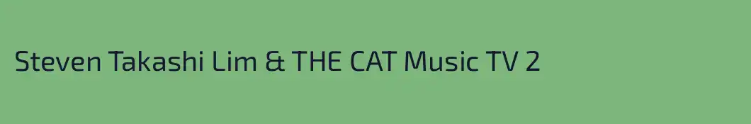 Steven Takashi Lim & THE CAT Music TV 2